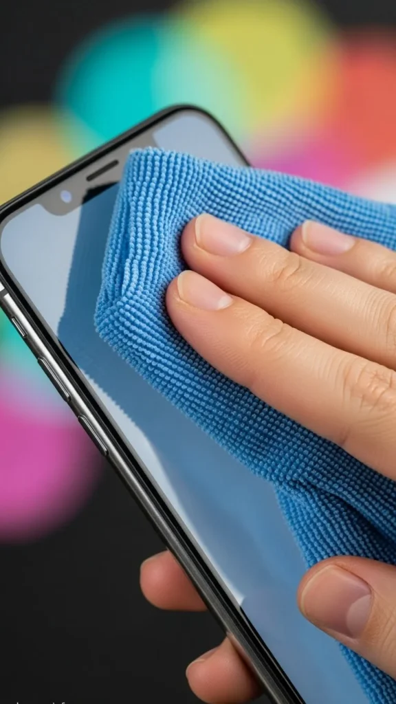 How to Clean Mobile Screen at Home (Without Scratches)